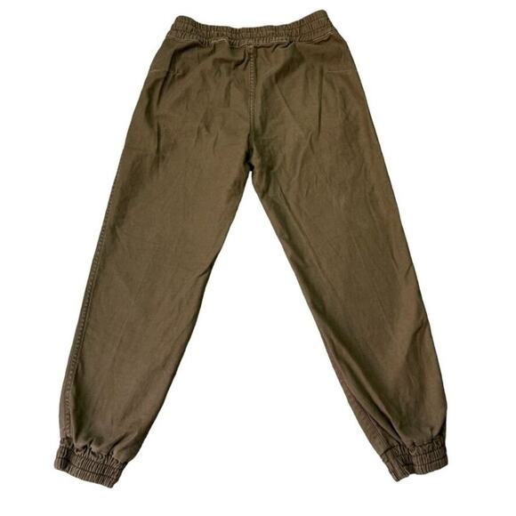 Aritzia TNA Joggers Womens 4 Green Smocked Pants Drawstrings Athleisure - Picture 2 of 16